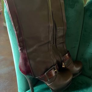 These boots have  never been worn they are size 10 but for like a 9